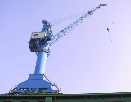 32-5t×30m門(mén)座起重機用于大連中遠船務(wù)工程有限公