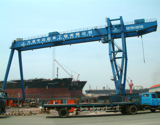 32-10+32-10t 50m 雙小車(chē)吊鉤門(mén)式起重機